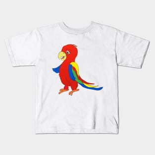 Cute parrot Kids T-Shirt